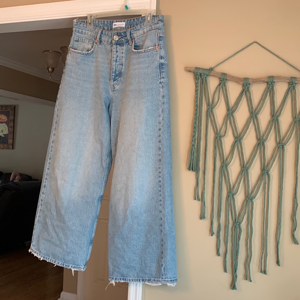 Wide leg jeans